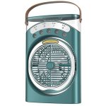 پنکه شارژی مه پاش LED دار رومیزی اورجینال | 3600 میلی آمپر ساعت - تصویر 3