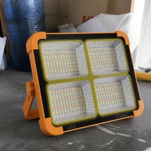 چراغ خورشیدی سولار Solar LED Light اورجینال مدل 288 لامپ ضدآب مجهز به 4 باتری قدرتمند - 1
