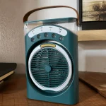 پنکه شارژی مه پاش LED دار رومیزی | 3600 میلی آمپر ساعت - 2