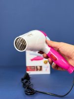 خرید و قیمت سشوار مسافرتی تاشو نوا مدل Nova NV-1290 اورجینال توان ۱۰۰۰ وات پرتابل - تصویر 7
