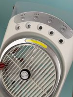 پنکه شارژی مه پاش LED دار رومیزی اورجینال | 3600 میلی آمپر ساعت - تصویر 15