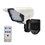چراغ خورشیدی اورجینال طرح دوربین مداربسته مدل Pr-Cam | چراغ امنیتی سنسوردار - تصویر 3