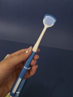 مسواک و زبان پاک کن سیلیکونی اورجینال مدل N888 | گجت تخصصی رفع بوی بد دهان و لایه‌برداری زبان - تصویر 11