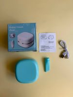 مینی جارو برقی شارژی رومیزی اورجینال مدل Desktop Vacuum Cleaner به همراه نازل باریک کیبورد - تصویر 5