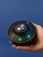 اسپیکر بلوتوثی و چراغ خواب کریستالی دکوراتیو رومیزی مدل BIG DIAMOND با رقص نور هوشمند RGB اورجینال - تصویر 9