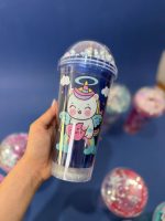 ماگ اسموتی چراغ دار LED دوجداره نشکن نی دار اورجینال وارداتی مدل اکریلیک - تصویر 7